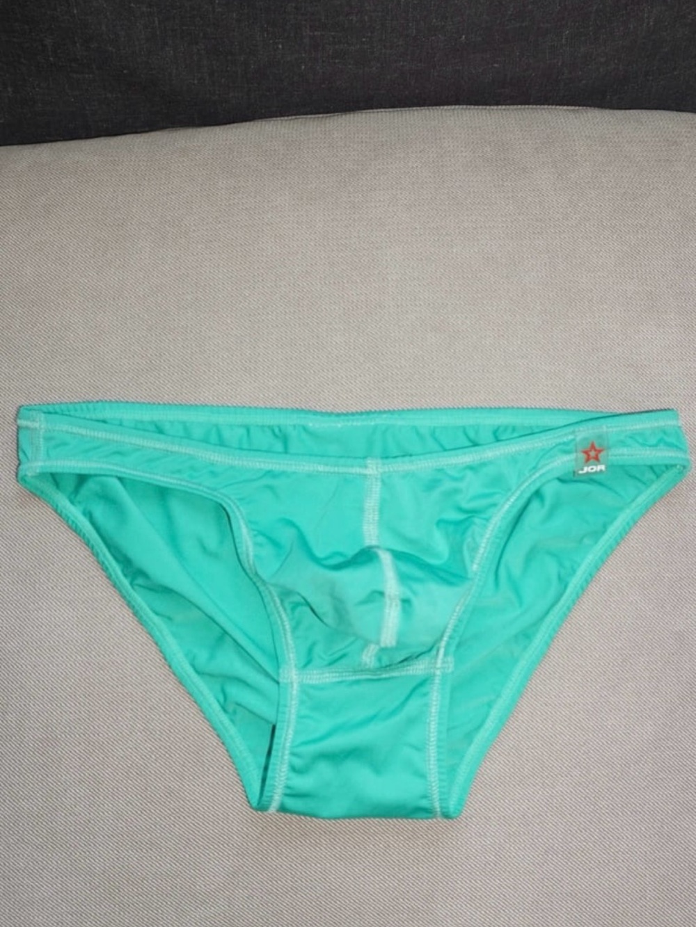 Teal Bikini Brief Bottom. Size Small.